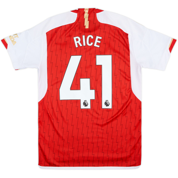 2023-24 Arsenal Home Shirt Rice #41 - 6/10 - (M)