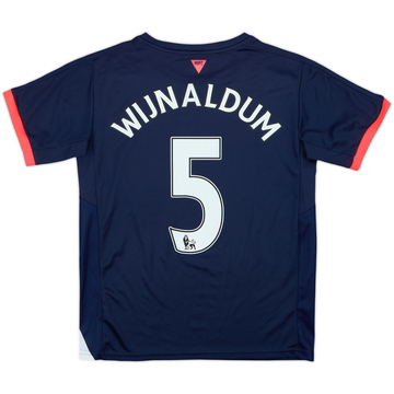 2015-16 Newcastle Third Shirt Wijnaldum #5 - 8/10 - (L.Boys)