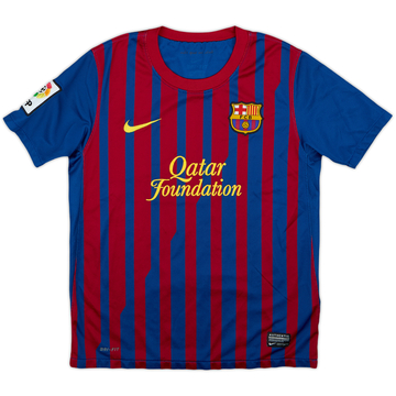 2011-12 Barcelona Home Shirt - 7/10 - (M.Boys)