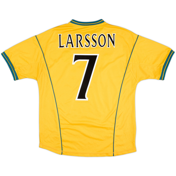 2000-02 Celtic Away Shirt Larsson #7 - 7/10 - (L)