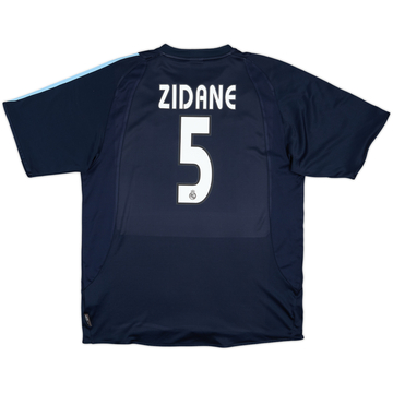 2003-04 Real Madrid Away Shirt Zidane #5 - 5/10 - (L)