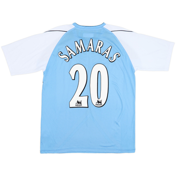 2006-07 Manchester City Home Shirt Samaras #20 - 8/10 - (L)