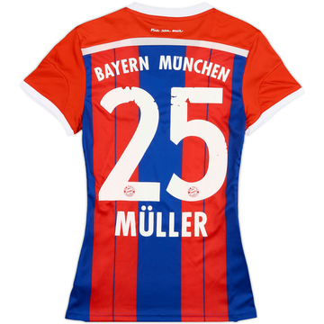 2014-15 Bayern Munich Home Shirt Muller #25 - 5/10 - (Women's S)