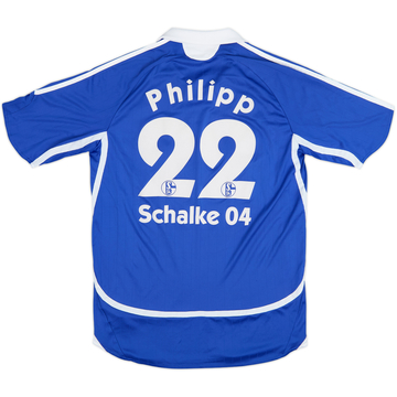 Camiseta de local del Schalke 2006-07 Philipp #22 - 8/10 - (M)