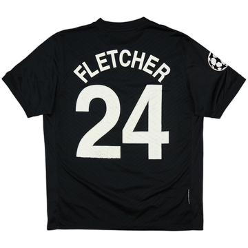 Camiseta de visitante del Manchester United 2009-10 Fletcher #24 - 5/10 - (M)
