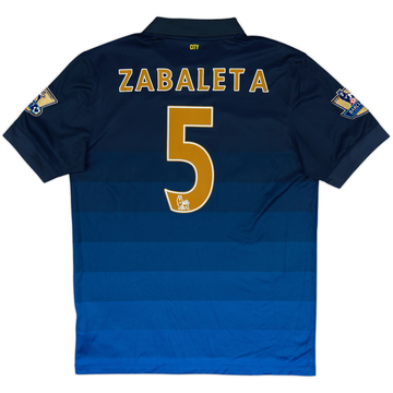 2014-15 Manchester City Away Shirt Zabaleta #5 - 7/10 - (M)