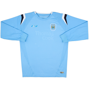 2004-05 Manchester City Home L/S Shirt - 3/10 - (M)
