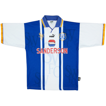 1995-97 Sheffield Wednesday Home Shirt Carbone - 7/10 - (L)