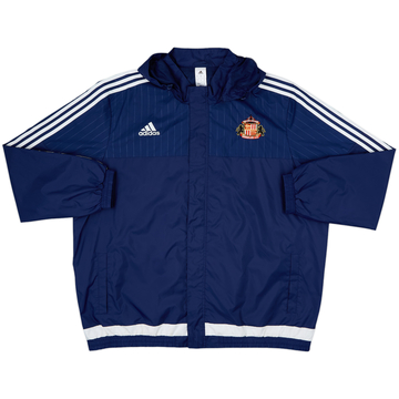 2015-16 Sunderland adidas Hooded Rain Jacket - 8/10 - (3XL)