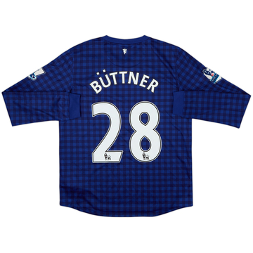 Camiseta de portero del Manchester United 2012-13 Buttner #28 - 6/10 - (Juvenil XL)