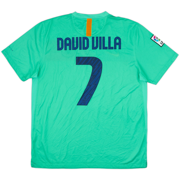 2010-11 Barcelona Away Shirt David Villa #7 - 8/10 - (XL)