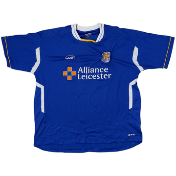 2005-06 Leicester Home Shirt Lozza #18 - 5/10 - (L)