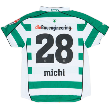 Camiseta de local del St Gallen 2009-10 Michi #28 - 7/10 - (XXS)