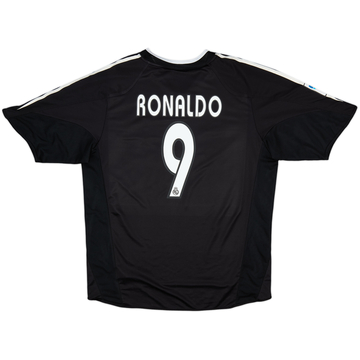 2004-05 Real Madrid Away Shirt Ronaldo #9 - 8/10 - (L)