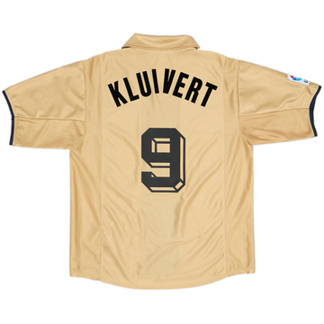 2001-03 Barcelona Away Shirt Kluivert #9 - 9/10 - (M)