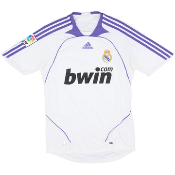 2007-08 Real Madrid Home Shirt - 5/10 - (S)