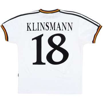 1996-98 Germany Home Shirt Klinsmann #18 - 6/10 - (M)