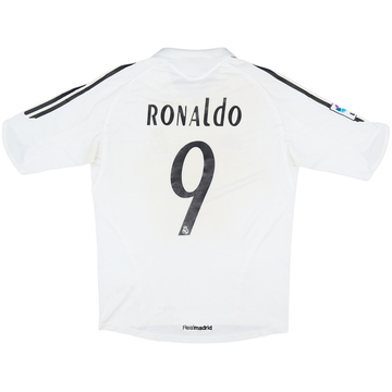 2005-06 Real Madrid Home Shirt Ronaldo #9 - 5/10 - (M)