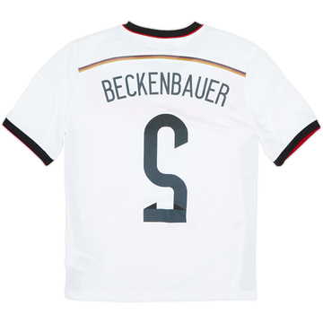 2014-15 Germany Home Shirt Beckenbauer #5 (L.Boys)