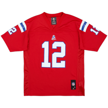 2012 New England Patriots Brady #12 NFL Replica Alternate Jersey - 7/10 - (L.Boys)