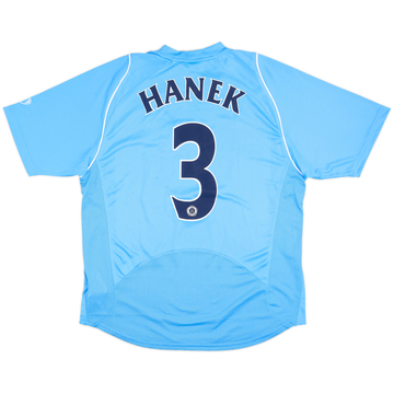 2006-07 Slovan Bratislava Squad Signed Home Shirt Hanek #3 - 8/10 - (L)