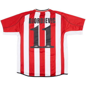 2002-03 Olympiakos Home Shirt Djordjevic #11 - 8/10 - (L)