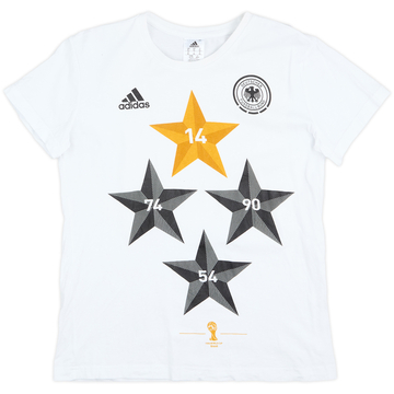 2014 Germany adidas World Cup Winners Cotton Tee - 8/10 - (Women's XL)