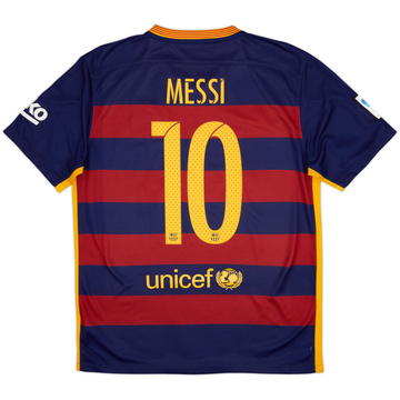 Camiseta de local del Barcelona 2015-16 Messi #10 - 7/10 - (M)