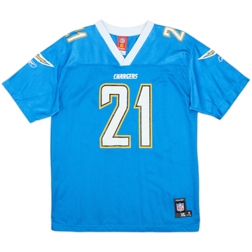 2007 San Diego Chargers Tomlinson #21 Reebok Replica Alternate Jersey - 7/10 - (XL.Boys)