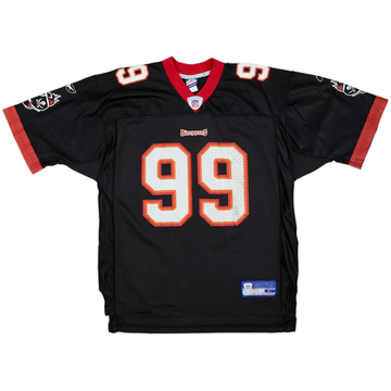 2002-03 Tampa Bay Buccaneers Sapp #99 Reebok On Field Alternate Jersey - 7/10 - (L)