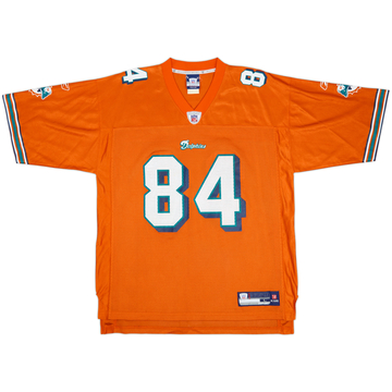 2007 Miami Dolphins Chambers #84 Reebok On Field Alternate Jersey - 9/10 - (L)