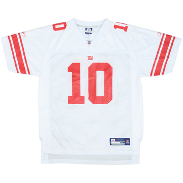 2007 New York Giants Manning #10 Reebok On Field Away Jersey - 8/10 - (XL.Boys)
