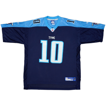 2006 Tennessee Titans Young #10 Reebok On Field Home Jersey - 9/10 - (XL)