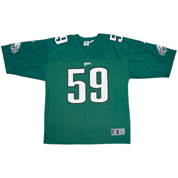1996-98 Philadelphia Eagles Mamula #59 Starter Home Jersey - 8/10 - (XL)