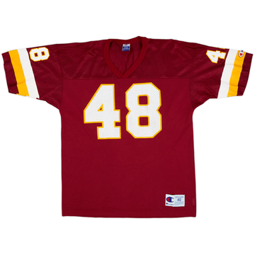 1996-00 Washington Redskins Davis #48 Champion Home Jersey - 8/10 - (L)