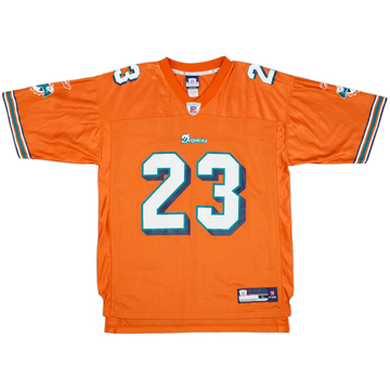 2007 Miami Dolphins Brown #23 Reebok On Field Alternate Jersey - 6/10 - (L)