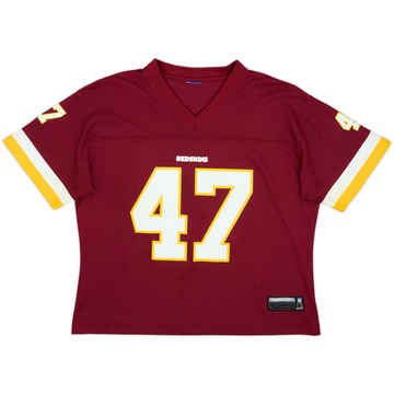 2005-06 Washington Redskins Cooley #47 Reebok Replica Home Jersey Womens - 7/10 - (XL)