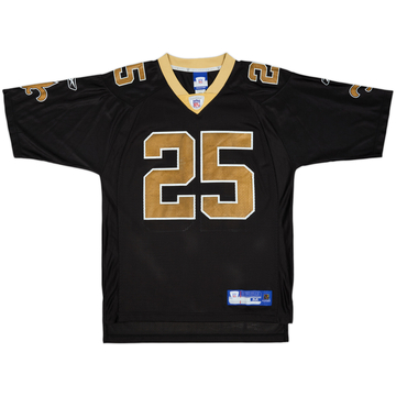 2006 New Orleans Saints Bush #25 Reebok On Field Home Jersey - 7/10 - (M)