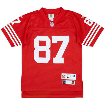 1982 San Francisco 49ers Clark #87 Reebok Throwback Home Jersey - 7/10 - (M.Boys)