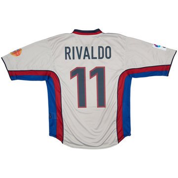 1998-01 Barcelona Away Shirt Rivaldo #11 - 7/10 - (M)