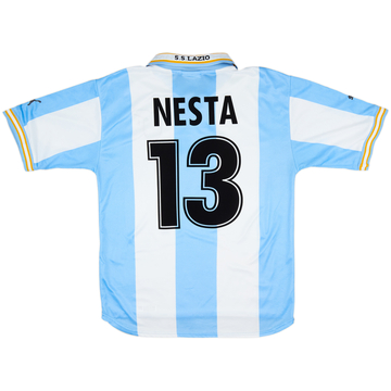 1999-00 Lazio European Home Shirt Nesta #13 - 7/10 - (M)