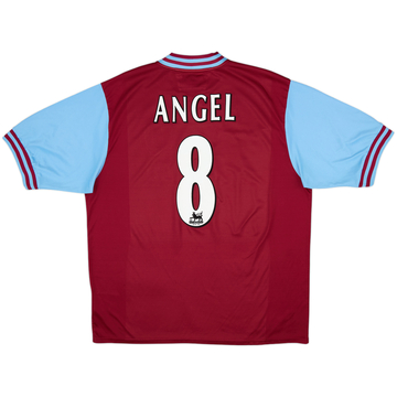 2002-03 Aston Villa Home Shirt Angel #8 - 6/10 - (XL)