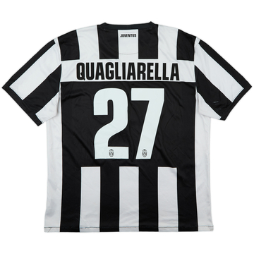 2012-13 Juventus Home Shirt Quagliarella #27 - 5/10 - (XL)