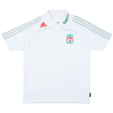 2008-09 Liverpool adidas Polo Shirt - 9/10 - (M)
