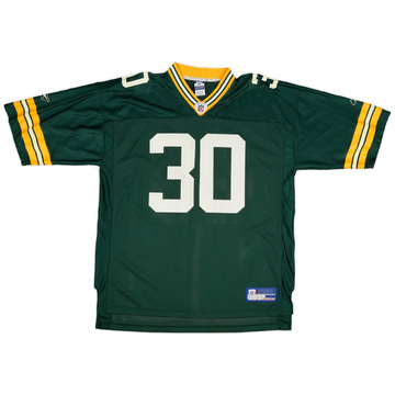 2002-04 Green Bay Packers Green #30 Reebok On Field Home Jersey (Excellent) XL