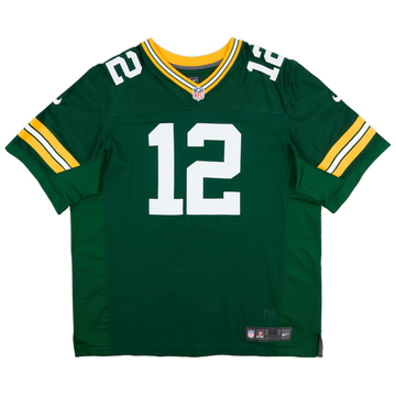 2012-22 Green Bay Packers Rodgers #12 Nike Authentic Home Jersey (Excellent) 3XL