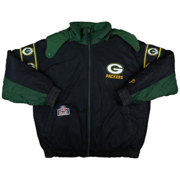 1990s Green Bay Packers Pro Player Reversible Rain Coat - 9/10 - (XXL)
