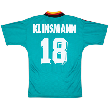 1994-96 Germany Away Shirt Klinsmann #18 - 8/10 - (S)