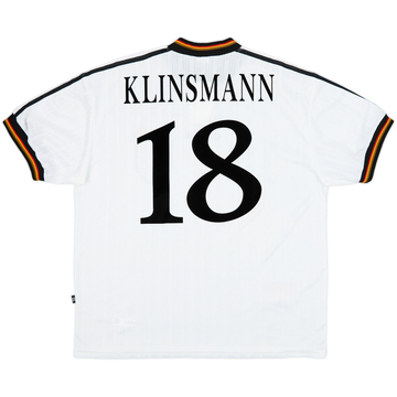 1996-98 Germany Home Shirt Klinsmann #18ES