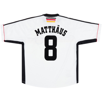 1998-00 Germany Home Shirt Matthaus #8VS